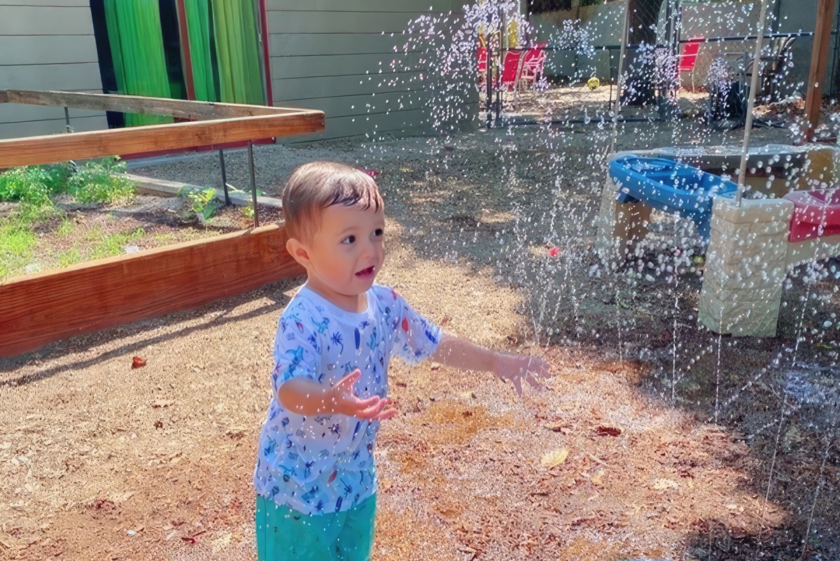 Natural Play Structures Provide An Outdoor Oasis