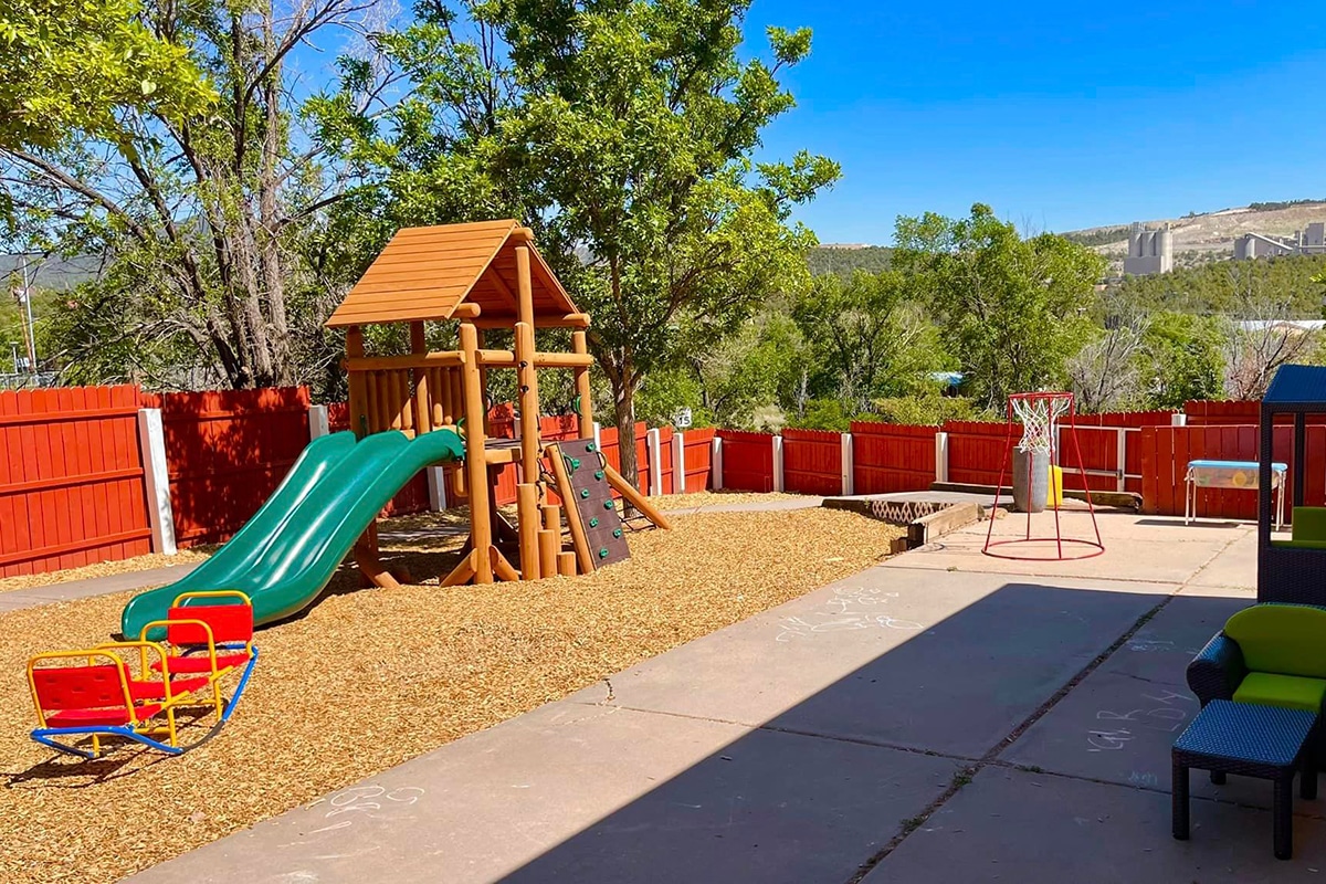 Natural Play Structures Provide An Outdoor Oasis